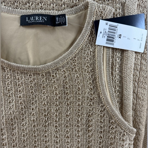 POLO RALPH LAUREN SWEATER DRESS Retail $265.0 Size XS - Picture 2 of 6